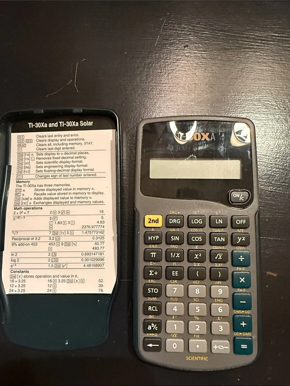 Texas Instruments compact texas